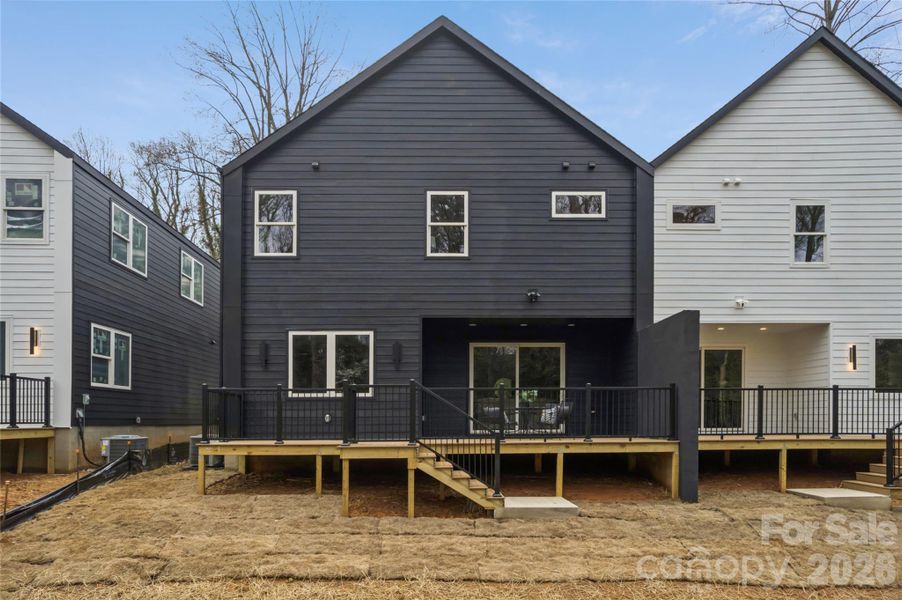 Exterior details and patio area of a home in , Charlotte (Image 3).