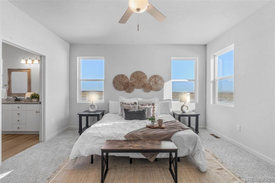 Furnished interior view inside a new home in , Pueblo West (Image 9).