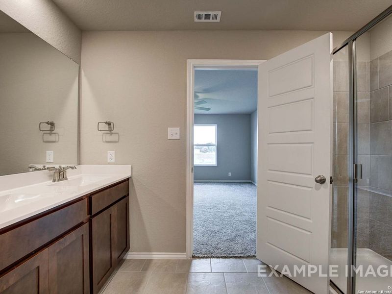 Furnished interior view inside a new home in Bricewood, San Antonio (Image 9).