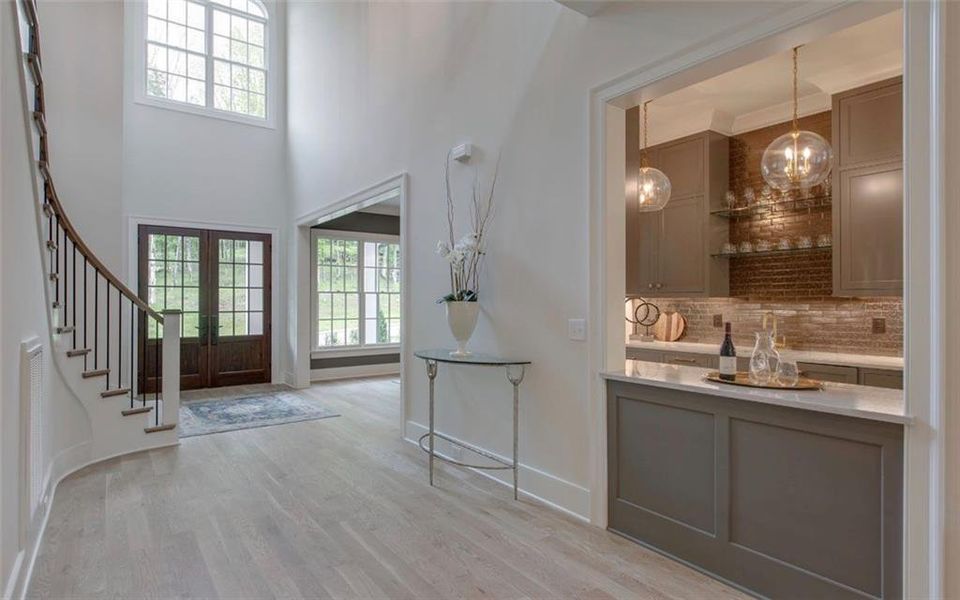 Furnished interior view inside a new home in , Canton (Image 11).