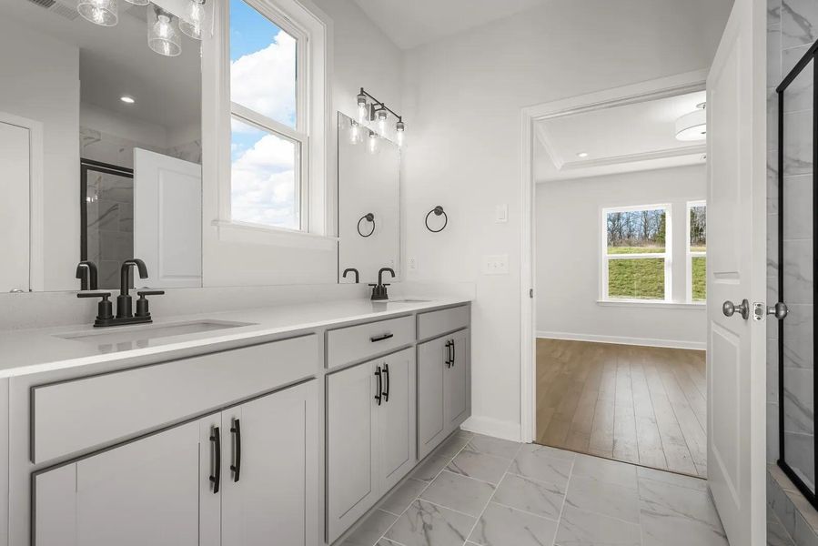 The Ashland C Primary Suite Bathroom