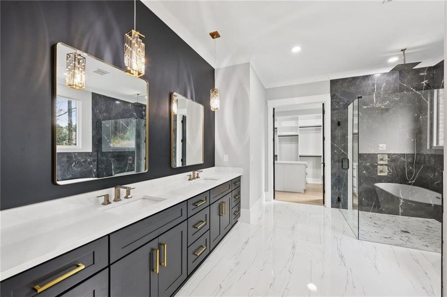 Furnished interior view inside a new home in , Lawrenceville (Image 13).