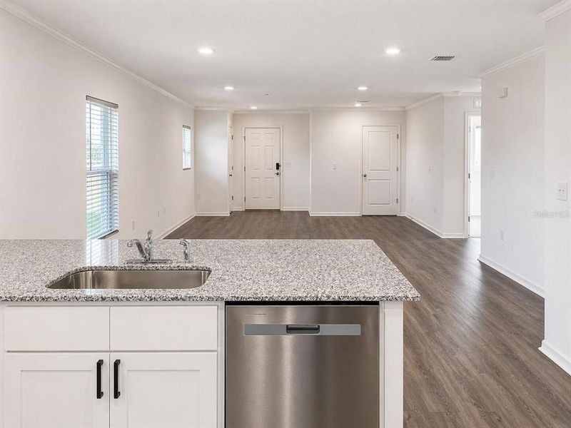 Furnished interior view inside a new home in Eagle Hammock, Eagle Lake (Image 10).
