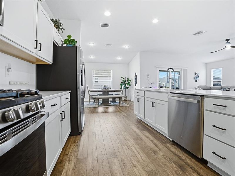 Furnished interior view inside a new home in , The Villages (Image 5).