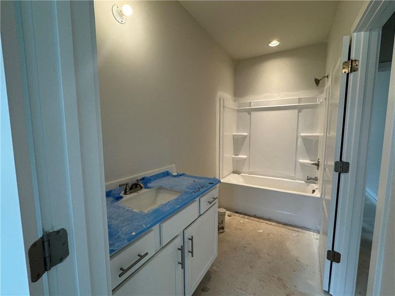 In-progress construction of a new home in Rosewood Lake Preserve, Hoschton, GA (Image 13).