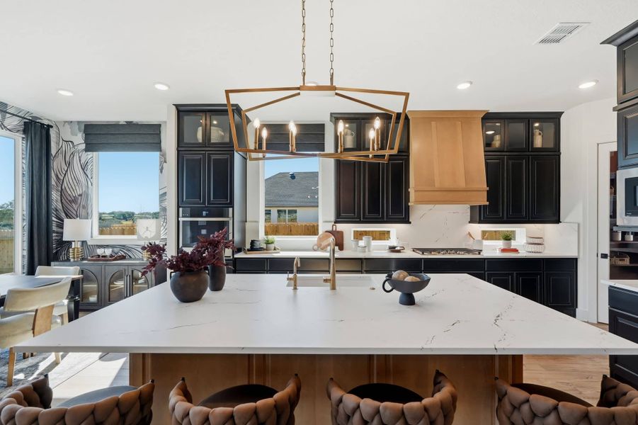 Furnished interior view inside a new home in Prominence, San Antonio (Image 39).