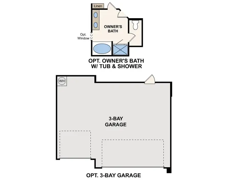 2D floor plan layout of this home in Summerwood Estates, Red Oak, TX (Image 4).