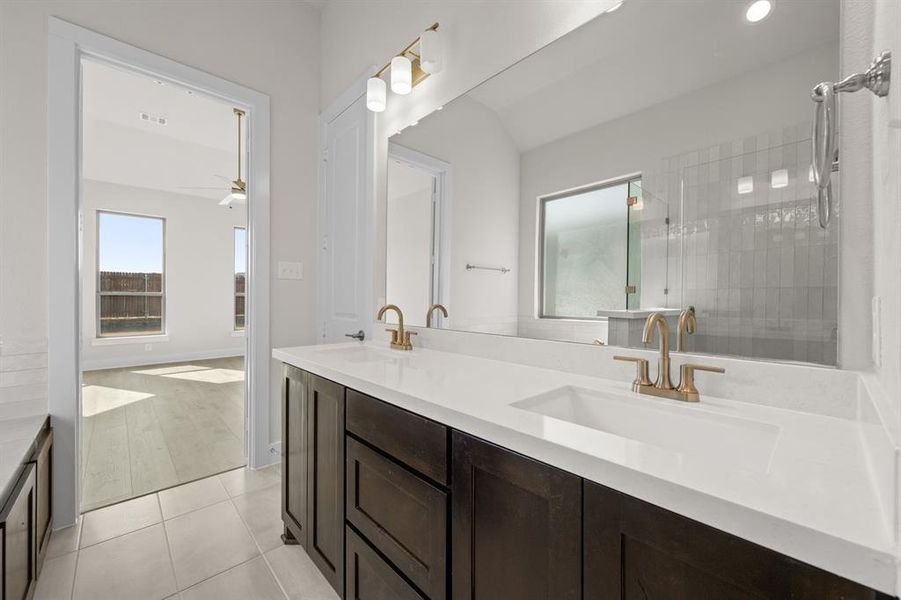 Furnished interior view inside a new home in The Retreat - Phase 1, Waxahachie (Image 12).