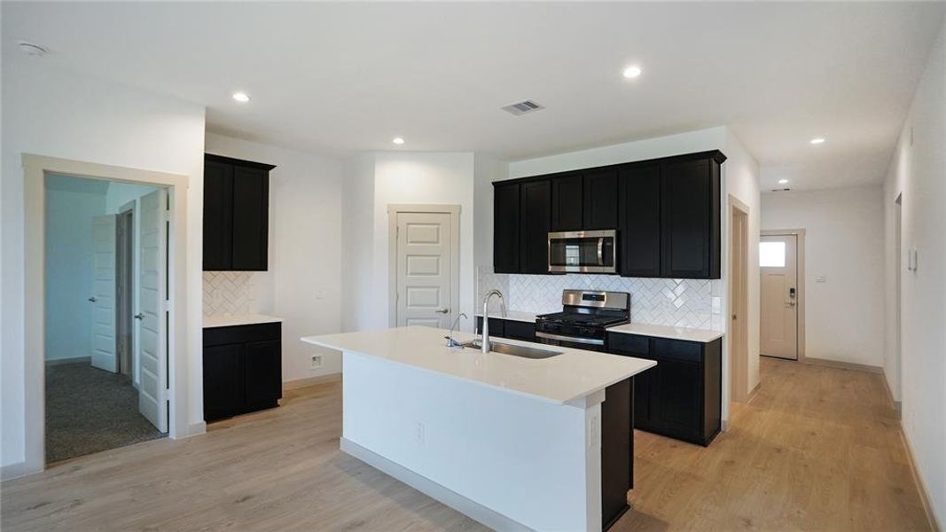 Furnished interior view inside a new home in Tamarron, Katy (Image 7).
