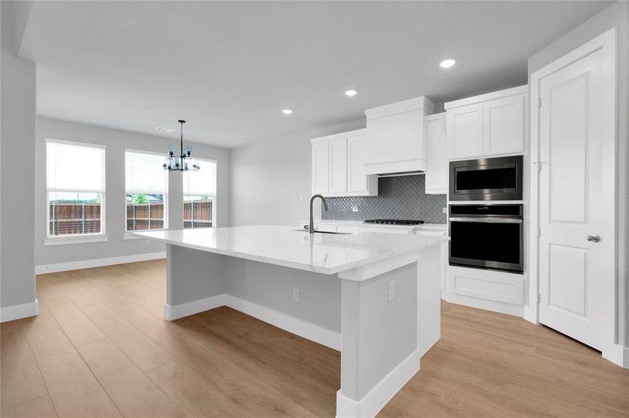Furnished interior view inside a new home in Polo Ridge, Forney (Image 8).