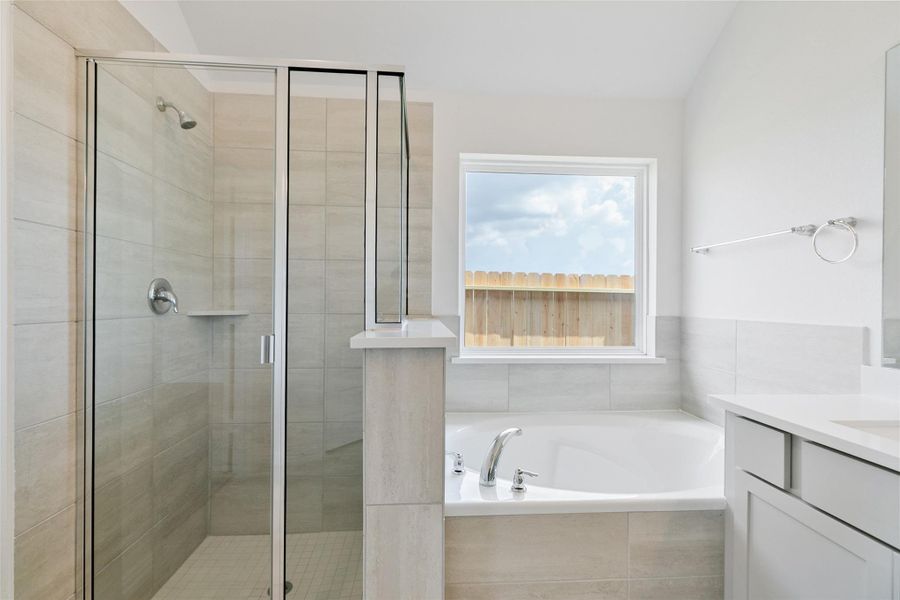 Furnished interior view inside a new home in Westland Ranch, League City (Image 5).