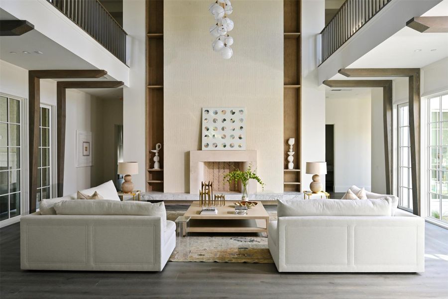 Furnished interior view inside a new home in , Houston (Image 8). Furnished interior view inside a new home in , Houston (Image 8).