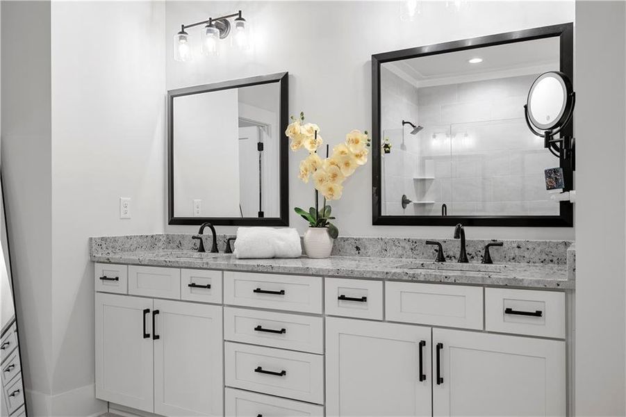 Furnished interior view inside a new home in , Monroe (Image 9).