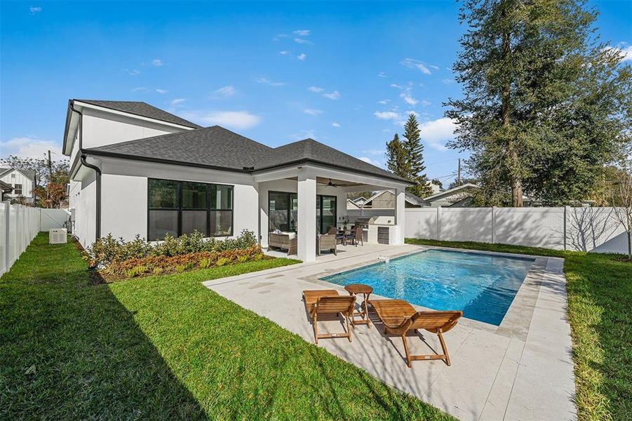 Exterior details and patio area of a home in , Winter Park (Image 29). Exterior details and patio area of a home in , Winter Park (Image 29).