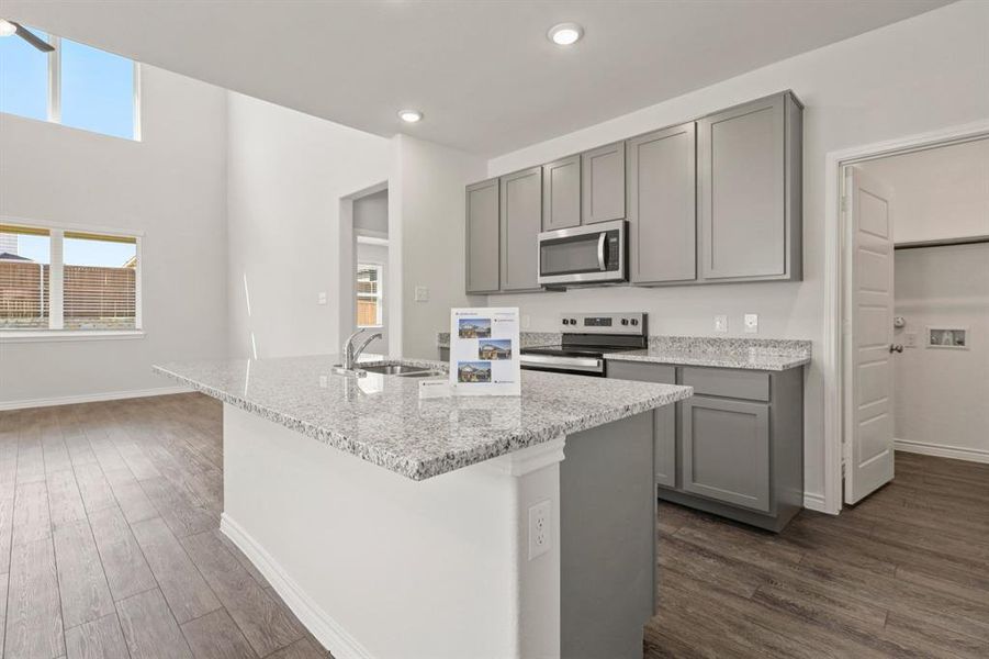 Furnished interior view inside a new home in Burgess Meadows, Cleburne (Image 8). Furnished interior view inside a new home in Burgess Meadows, Cleburne (Image 8).