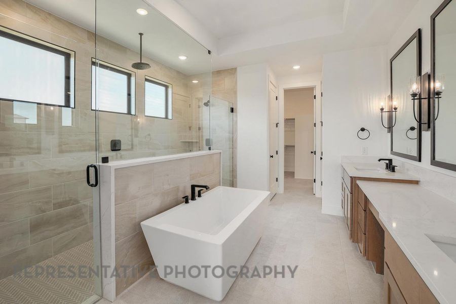 Furnished interior view inside a new home in Parkside On The River: 70ft. lots, Georgetown (Image 7).