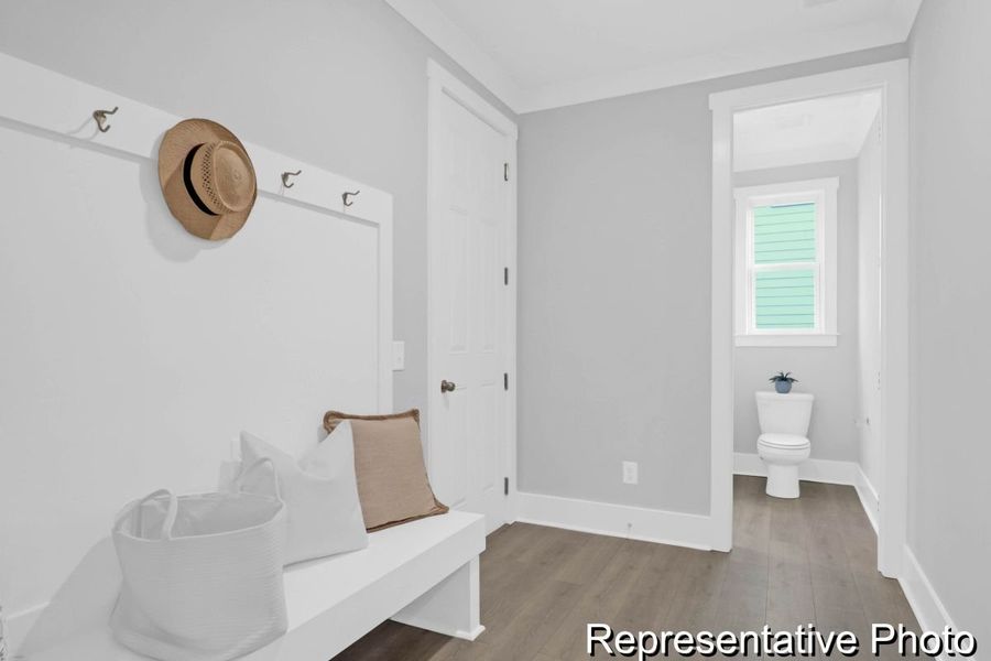 Furnished interior view inside a new home in Homecoming, Ravenel (Image 16).