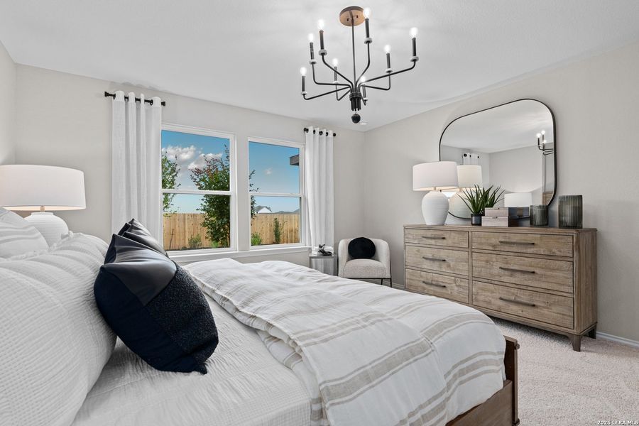 Furnished interior view inside a new home in Meadows at Clear Springs, New Braunfels (Image 5).