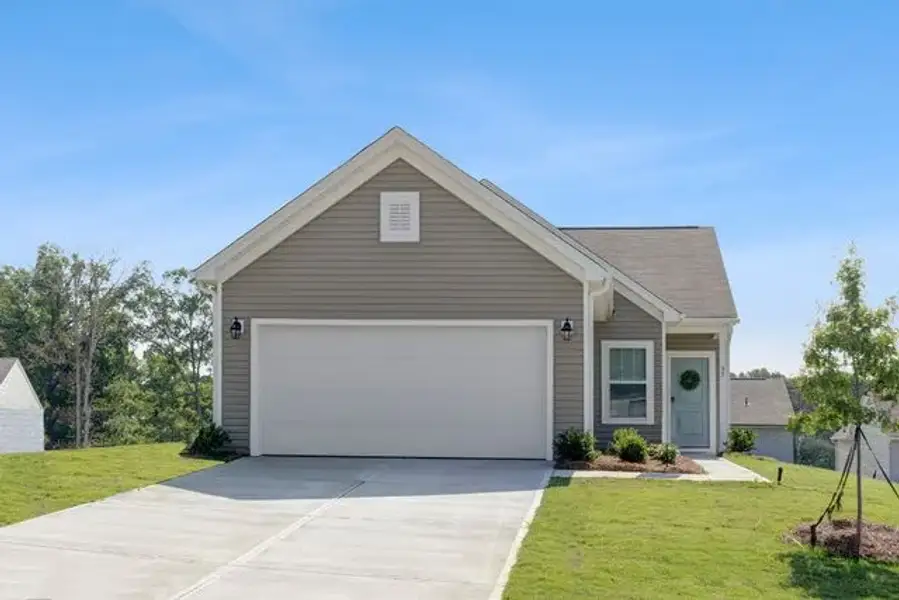 Representative exterior photo of a completed home built from the Canterbury by True Homes in The Retreat at Reedy Fork Ranch, Greensboro, NC (Image 2).