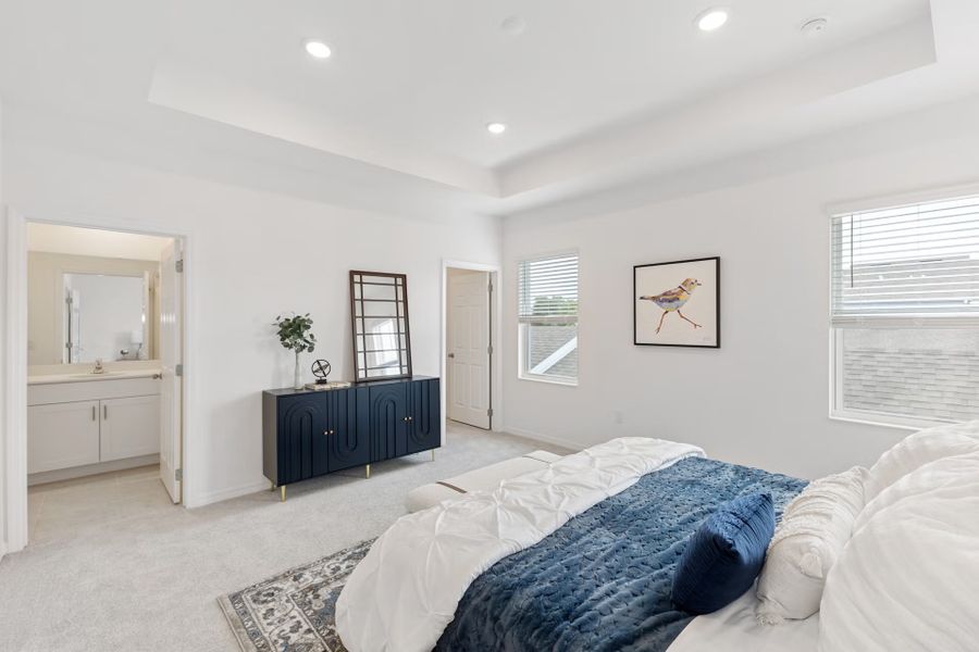 Representative furnished interior of a home built from the Jackson by Park Square Residential in Brixton, St. Cloud (Image 15).