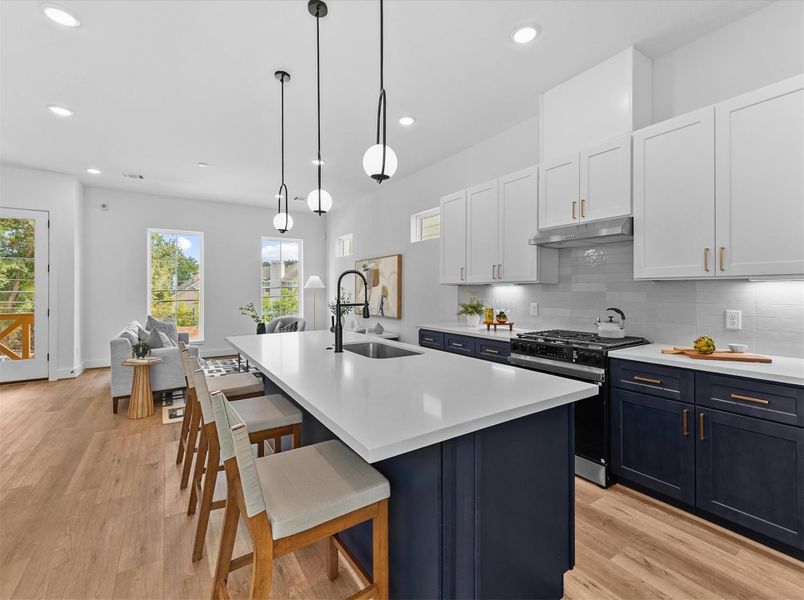 Furnished interior view inside a new home in , Houston (Image 11).