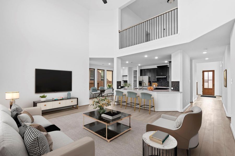 Furnished interior view inside a new home in Brookewater, Rosenberg (Image 9).