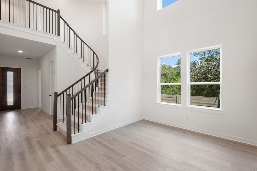 Spacious, unfurnished interior of a new home in Arbor Collection At Wolf Ranch, Georgetown (Image 17).