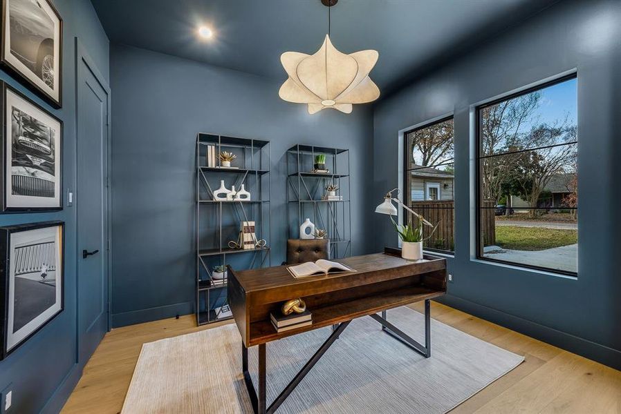 Furnished interior view inside a new home in , Dallas (Image 6).