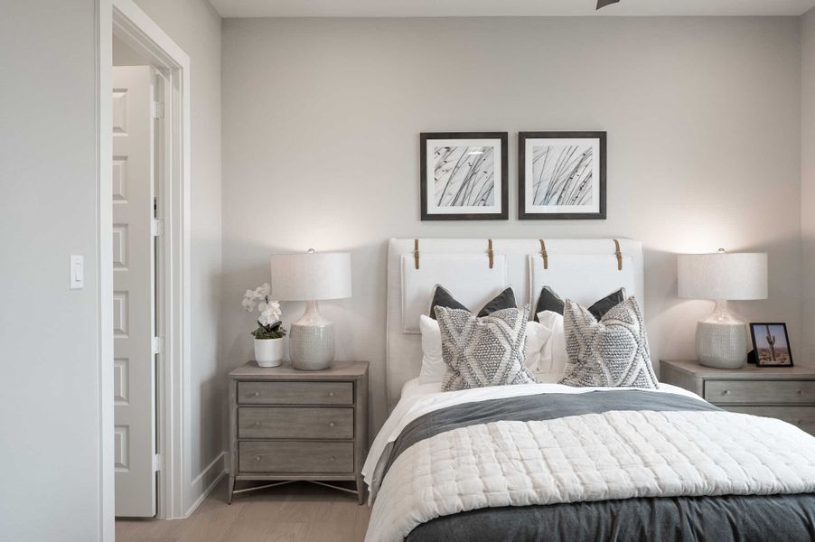 Representative furnished interior of a home built from the Milan by Tri Pointe Homes in Dunham Pointe, Cypress (Image 71).