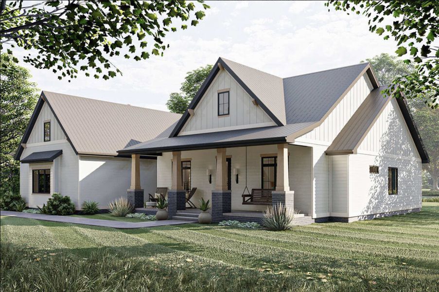 Representative exterior photo of a completed home built from the Darla by Zeal Home Builders in Monarch Manor, Poolville, TX (Image 2).