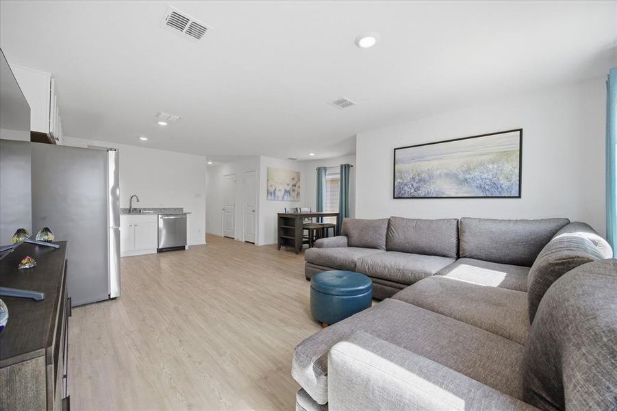 Furnished interior view inside a new home in , Princeton (Image 8).