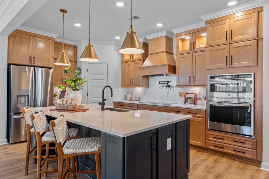 Representative furnished interior of a home built from the The Surfrider by Chesapeake Homes in Coastal Club of the Carolinas, Calabash (Image 7).