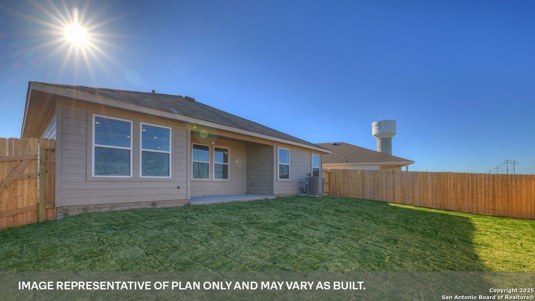 Front exterior of a new home in Navarro Fields, Seguin, TX, highlighting curb appeal (Image 14).
