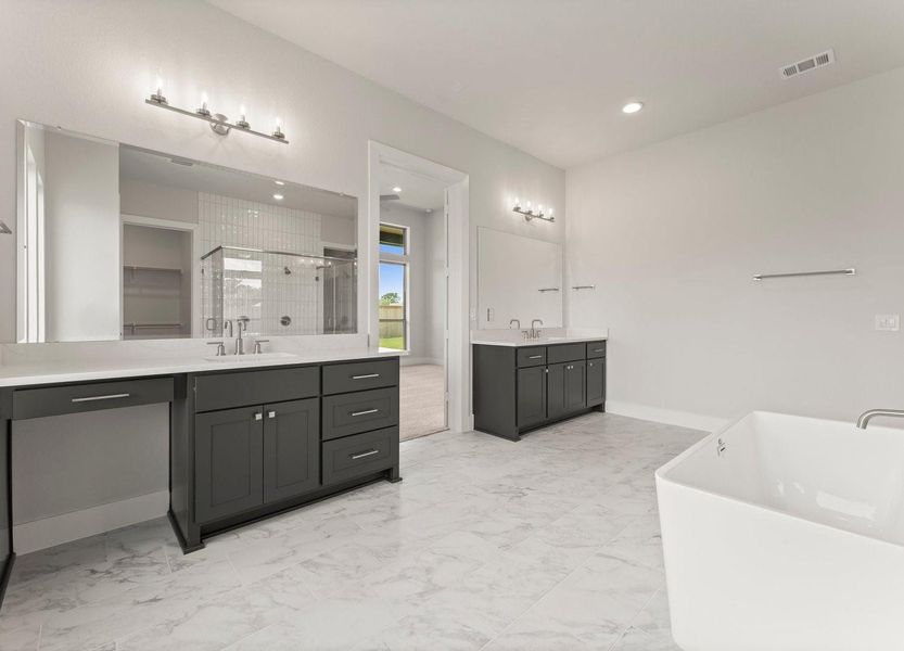 Furnished interior view inside a new home in Fulshear Lakes 70’s, Fulshear (Image 11). Furnished interior view inside a new home in Fulshear Lakes 70’s, Fulshear (Image 11).