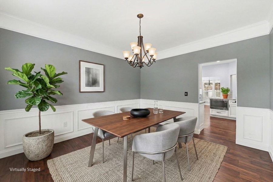 Furnished interior view inside a new home in , North Charleston (Image 5).
