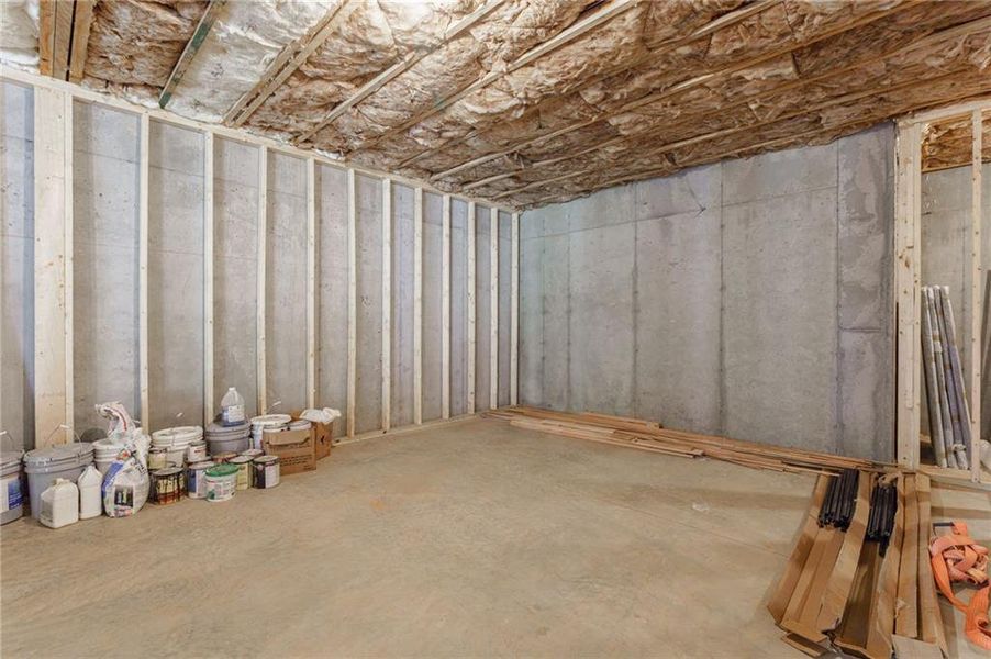 In-progress construction of a new home in , Cumming, GA (Image 115).