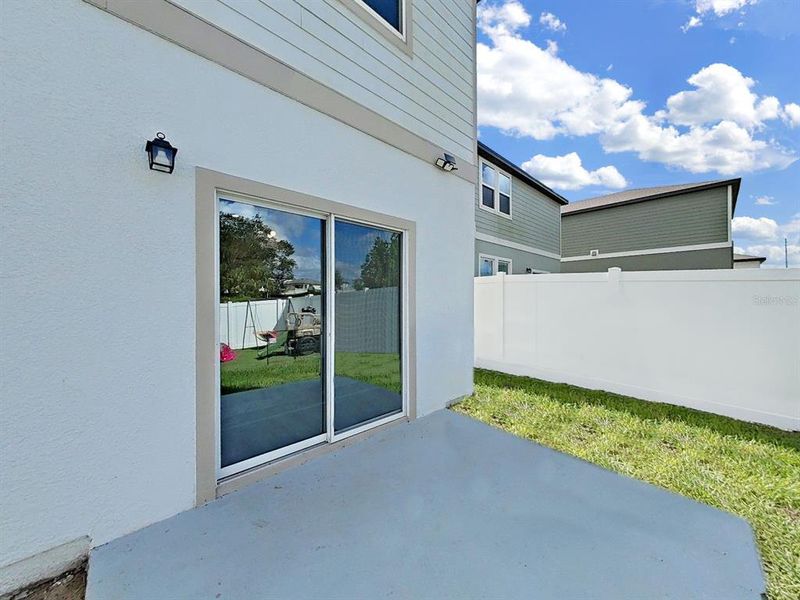 Exterior details and patio area of a home in Clinton Corner, Dade City (Image 23).