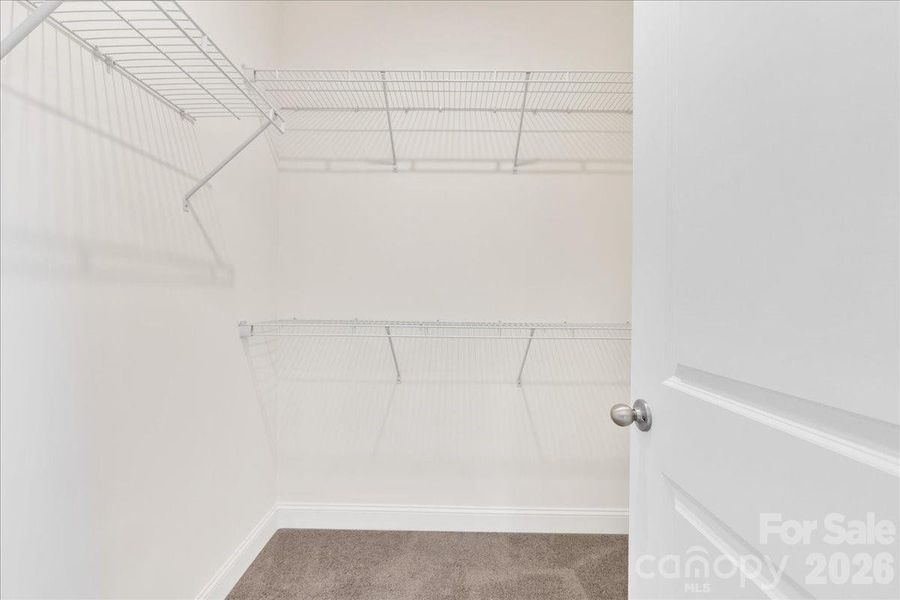 Primary walk in closet