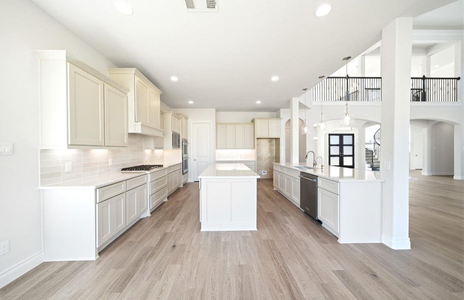 Furnished interior view inside a new home in Artavia 70′, Conroe (Image 6).