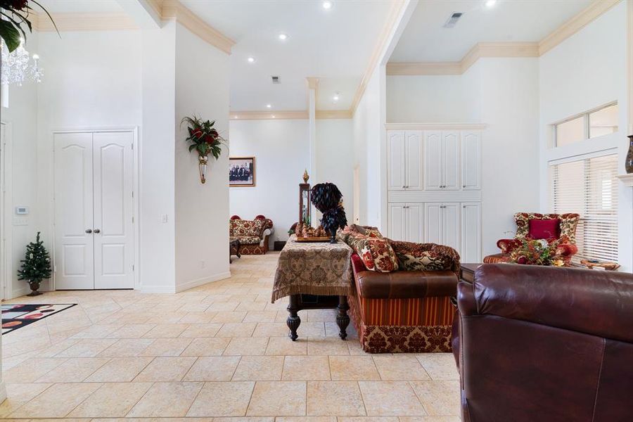 Furnished interior view inside a new home in , Powderly (Image 14).