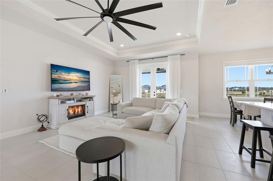 Furnished interior view inside a new home in , Newberry (Image 7).