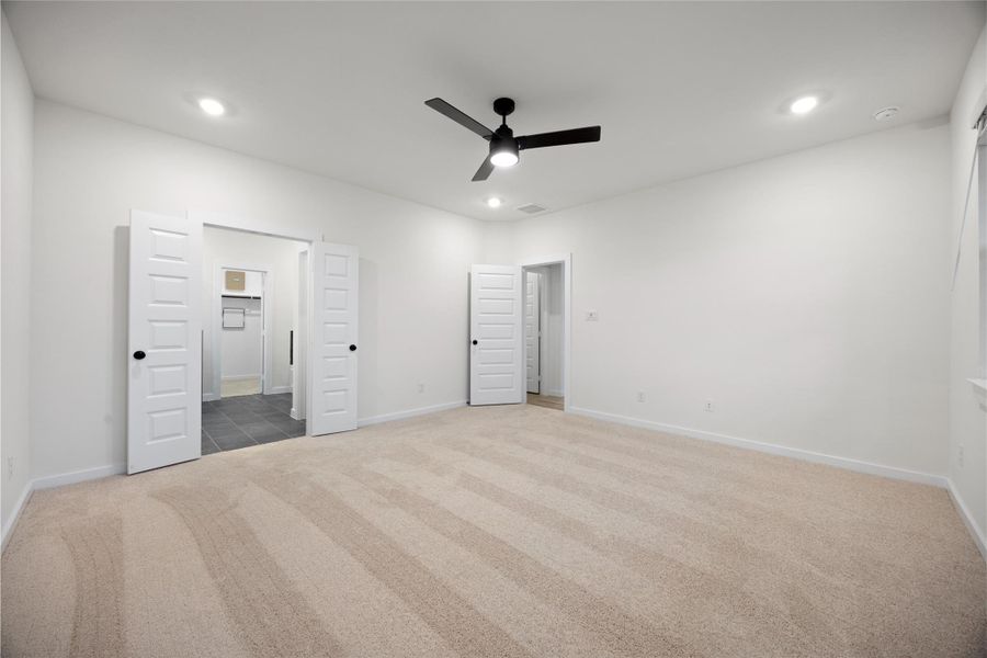 Primary entry into your gorgeous bathroom Primary entry into your gorgeous bathroom