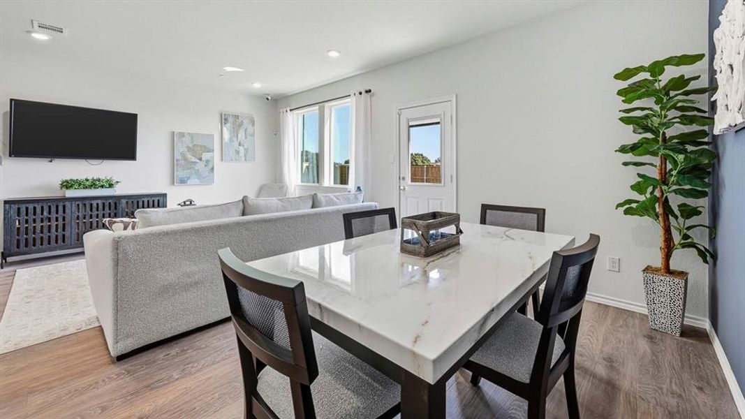 Furnished interior view inside a new home in Arbor Trails South, Princeton (Image 13).