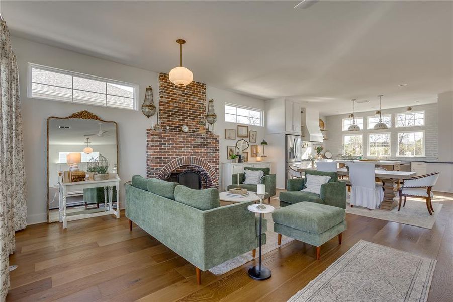 Furnished interior view inside a new home in , Weatherford (Image 11).