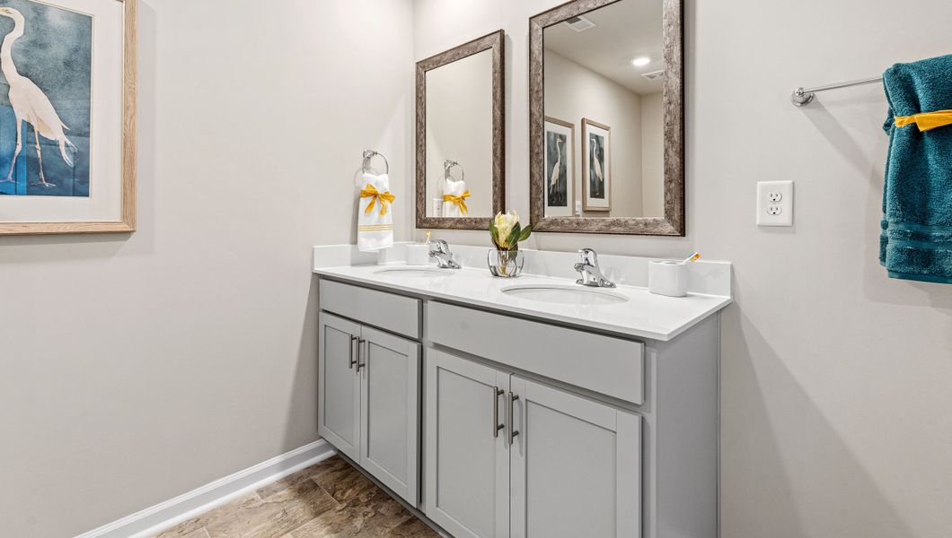 Furnished interior view inside a new home in Tanglewood Townes, Greenville (Image 26).