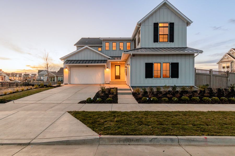 Representative exterior photo of a completed home built from the Luxe by Scott Felder Homes in Westerly, Erie, CO (Image 21).