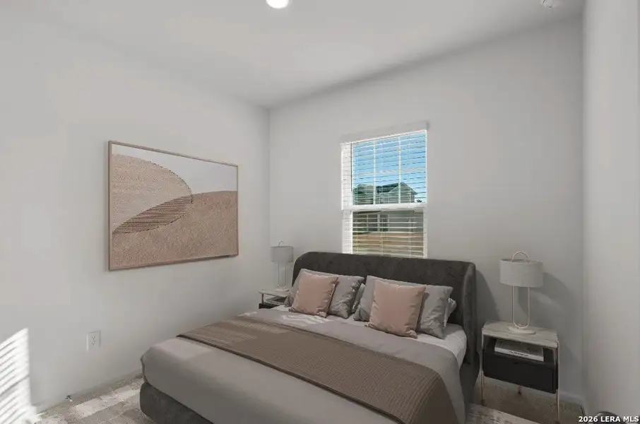 Furnished interior view inside a new home in Sutton Farms, San Antonio (Image 8).