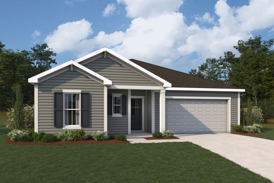 Representative exterior photo of a completed home built from the Briar by Mattamy Homes in RiverTown - Cove, St. Johns, FL (Image 4).
