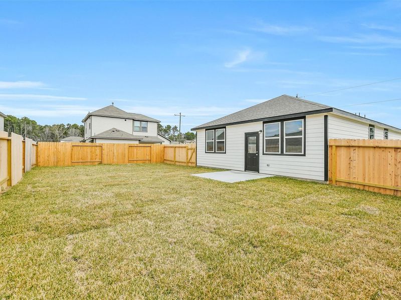 Exterior details and patio area of a home in Liberty Estates, Cleveland (Image 25).
