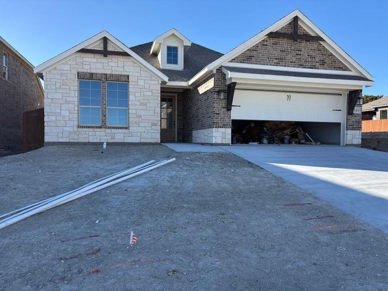 In-progress construction of a new home in Waterford Park, Weatherford, TX (Image 10).